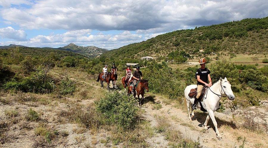 Hebergements Des Posas Sampzon Dış mekan fotoğraf